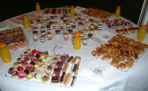 PRESENTATION D'UN BUFFET AUX PECHES NORMANDS